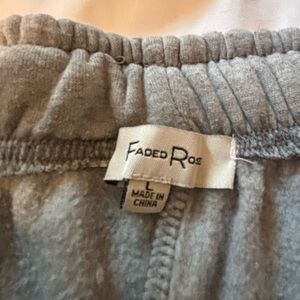 Faded Rose Gray Boot Cut Pants